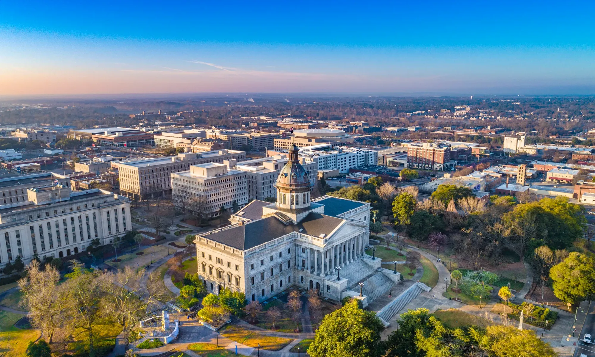 Columbia, SC skyline representing CDA Architects acquisition