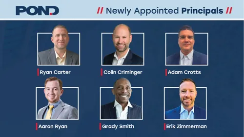Graphic of Pond's newest principals.