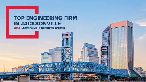Ranking over a photo of downtown Jacksonville