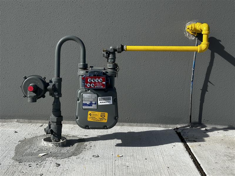 gas meter representing phmsa safety regulations
