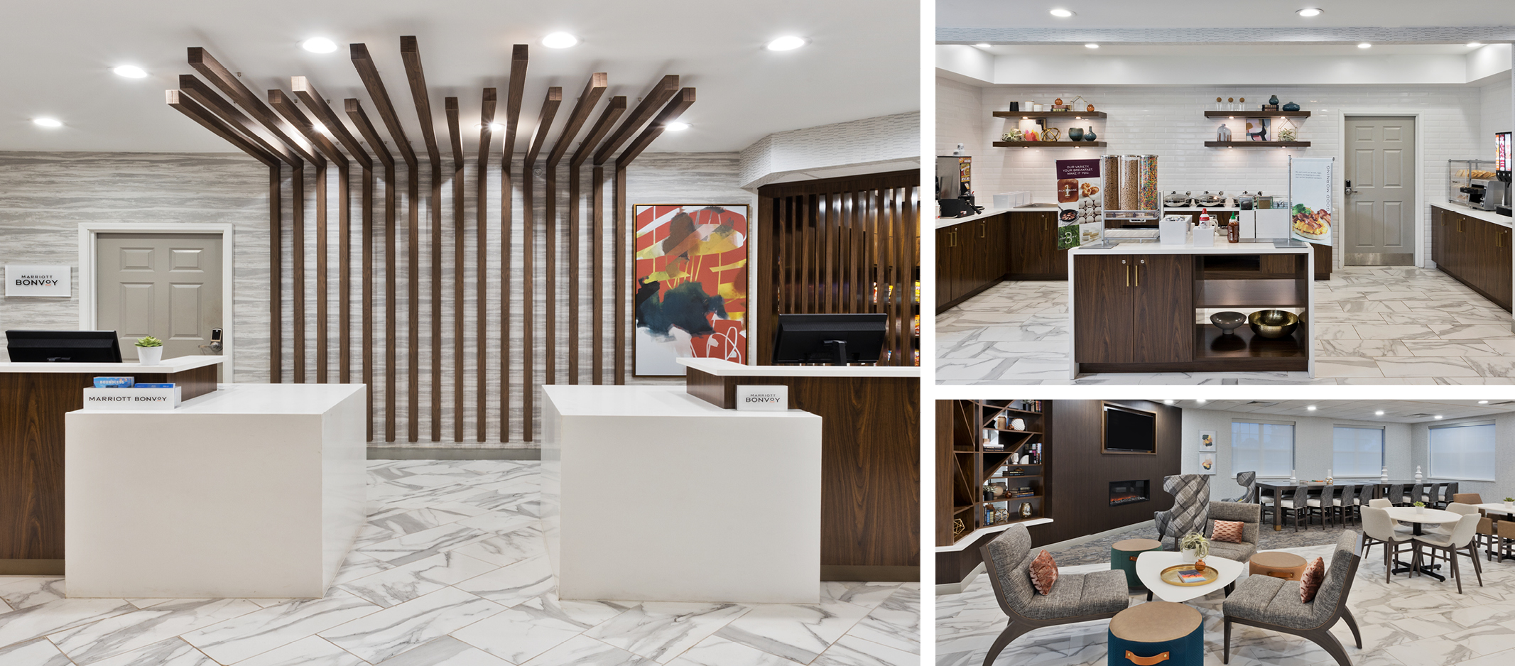 Interior of the Residence Inn in Columbus, Georgia.