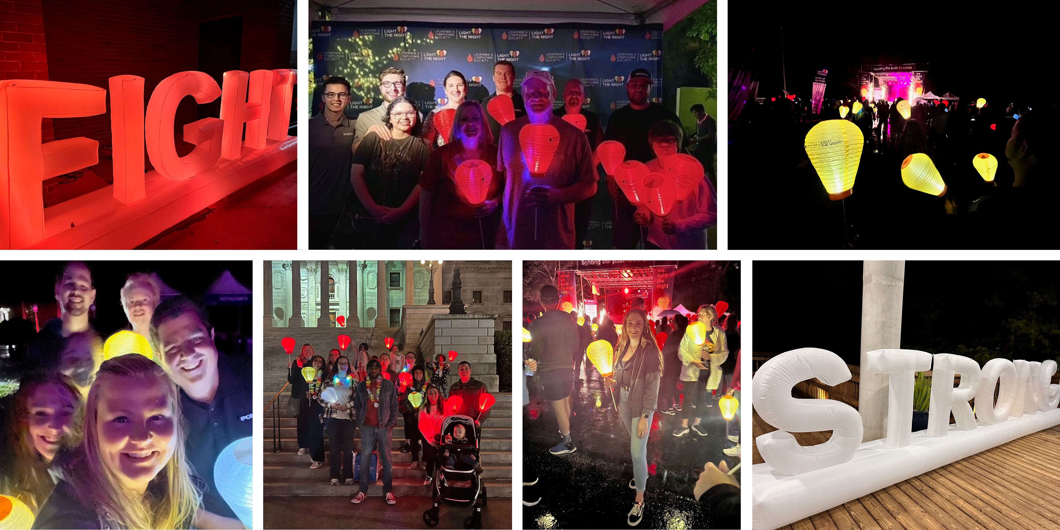The Pond team participating in Light the Night.
