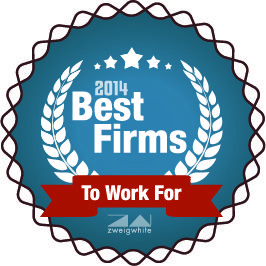 Pond Places #6 on ZweigWhite’s 2014 Best Firms to Work For