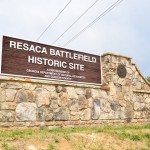 Resaca Battlefield Historic Site Entry sign