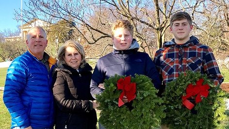 Pond honors service members with Wreaths Across America