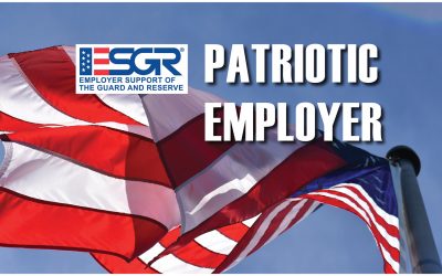 Pond receives the ESGR Patriotic Employer Award recognition