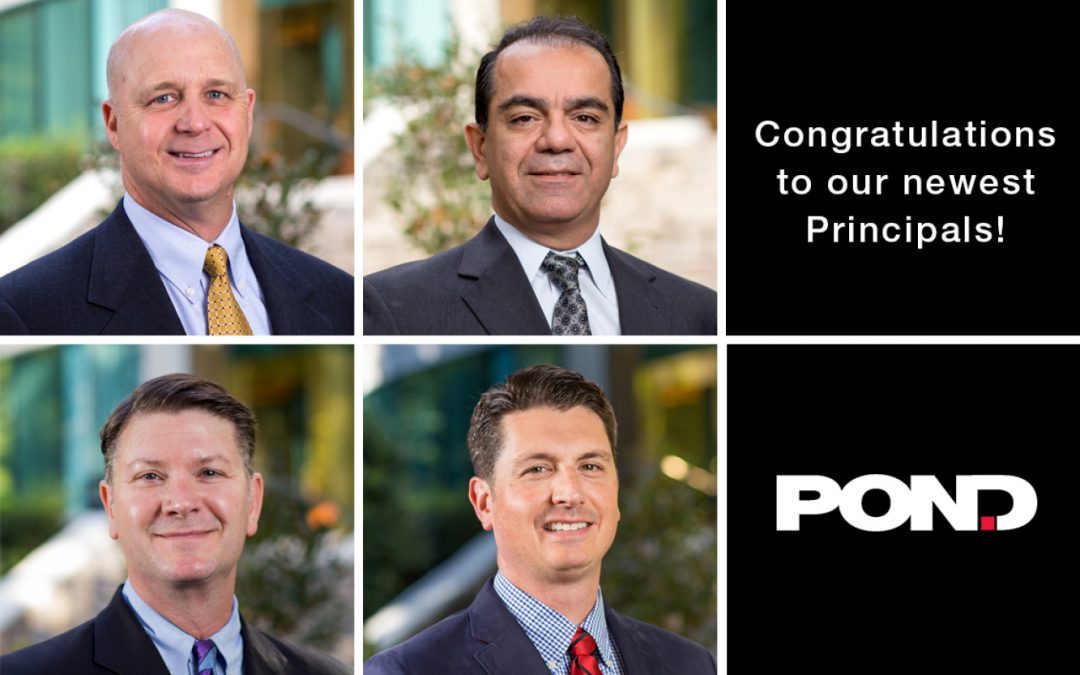 Pond celebrates company growth with promotions to Principal