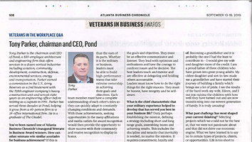 CEO, Tony Parker Honored by Atlanta Business Chronicle