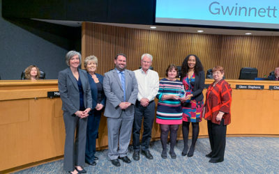 Pond Recognized by Gwinnett County Board of Commissioners for GPA Award Win