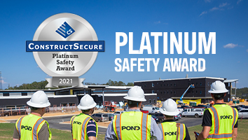 Pond Named 2021 Platinum Safety Award Winner!