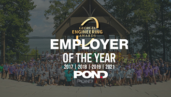 Pond Receives Engineering Employer of the Year Honors for the Fourth Time!