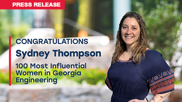 Sydney Thompson Among 100 Most Influential Women in Georgia Engineering